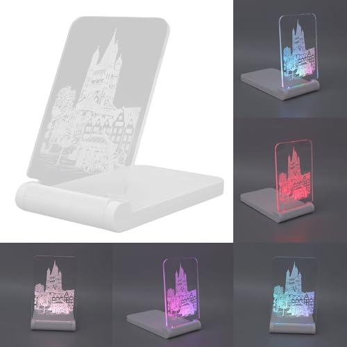 Lámpara 3D Recargable USB RGB LED de Mesa con Temporizador miniatura 7
