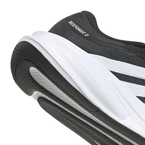 adidas Herren Response 2 Running Shoes, Core Black/FTWR White/Matte Silver, 48 EU – Ansicht 5