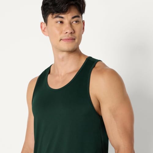 Image of Amazon Essentials Men's Quick Dry Tech Stretch Active Sleeveless Gym Tank Top Workout Shirt