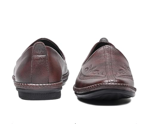 Image of LOUIS STITCH Men's Ethnic Slip On Embroided Mojaris | Stylish Nagra Juti for Men | Lightweight and Comfortable Stylish Embroided Jutis and Mojaris for Kurta Pajama | LSAXNGED