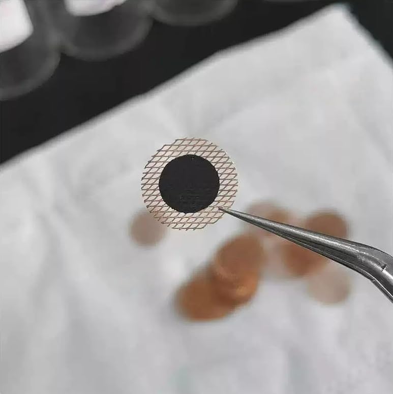 99.9% Cu Mesh for Na-Ion Coin Cells - 45μm Anode Collector (180g/m², 0.4x1.55mm Aperture)(D10mm 200)
