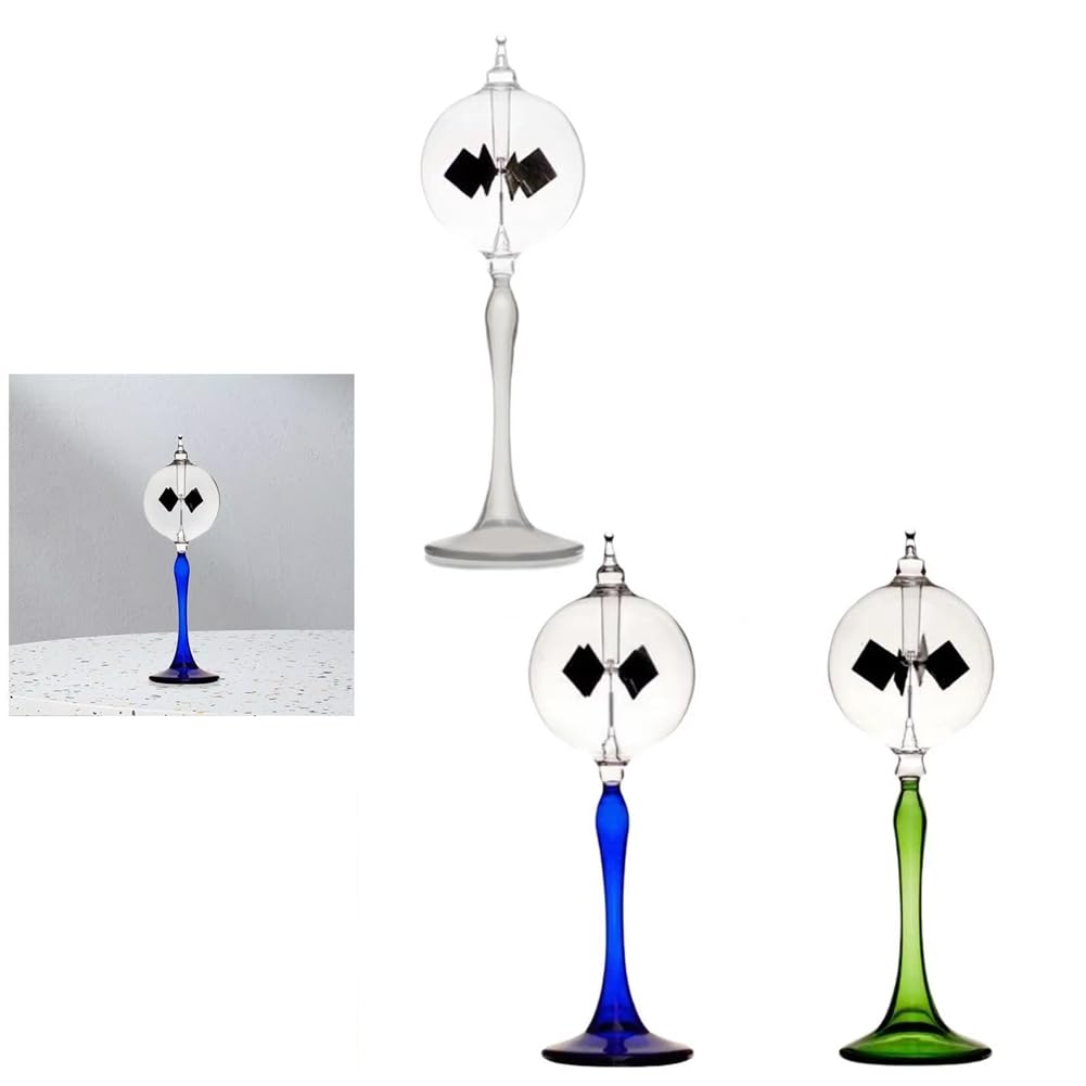 Sonne Crookes Radiometer Solarlichtlichtern für Tischverzierungen für Tischeingang Wohnzimmerschrank Blau