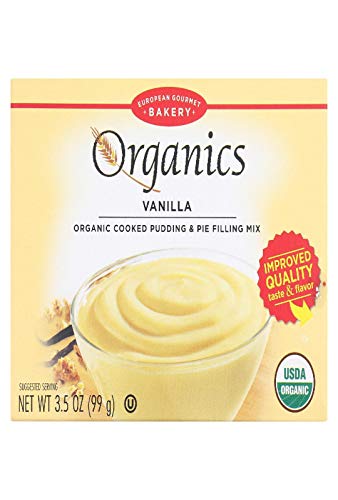 Organics Cooked Pudding & Pie Filling Mix - Vanilla 3.5 Ounce (99 Grams) Pkg
