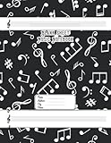 Blank Sheet Music Notebook: Music Manuscript Paper Notebook | 120 Pages | Perfect For Piano, Violin, Guitar, Banjo, And Other Musical Instruments | Vol.258