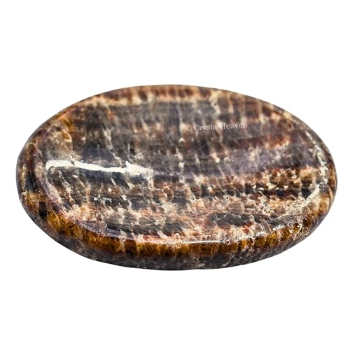 Image of Crystal Heaven Certified Aragonite Thumb Worry Pebbles Stones For Anxiety Stress Relief Massage - Aaa Grade Original Healing Gemstone Agate Rubbing Stone For Yoga Meditation Spiritual Reiki Feng Shui