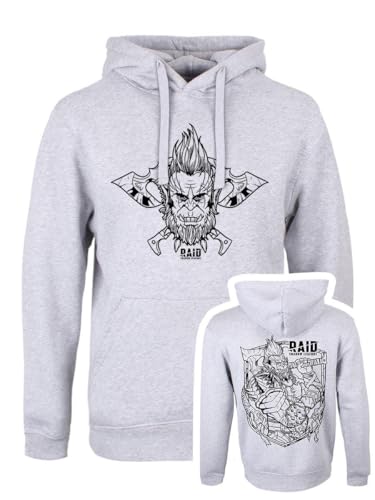 Pull à capuche gris Galek Outline sweat-shirt homme coton confortable