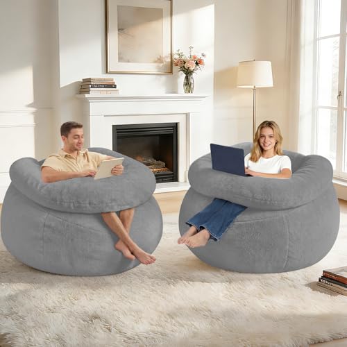 HABUTWAY Giant Bean Bag Chair, Oversized Beanbag Chair with Filler - image 6
