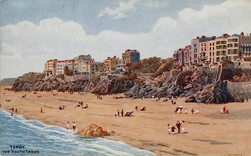 Pintura en lienzo Tenby de Alfred Robert Quinton, póster moderno de 60x90cm