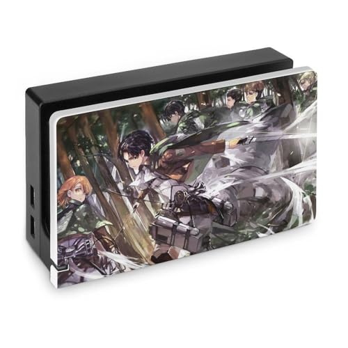 Switchドック ケース 進撃の巨人 Switch用ドックカバー かわいい キャラクター Switchベースカバー 衝撃吸収 薄型 防塵 装着簡単 スイッチ保護ケース 耐久性が良い 全面保護 スイッチベース