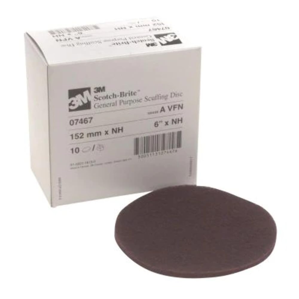 3M - 6 Maroon Scuff Discs Hookit 10/Box (7467) : Amazon.ca: Tools