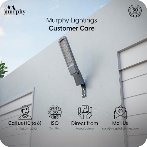 Image of Murphy Lensy 100W LED Street Light | 10000 Lumens | BIS Approved