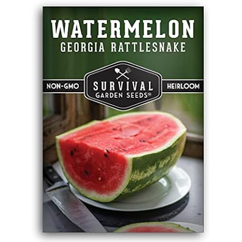 Georgia Rattlesnake Watermelon Seeds - Survival Garden Seeds Cover
