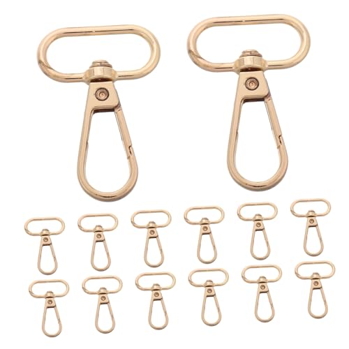 HAPINARY Versatile 15pcs Large Snap Hooks Sturdy Lobster Claw Clasps for Dog Harness Leash Pet Accessories