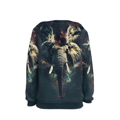 Pinupub Unisex Kids Animal Print Hoodies Boys Girls Long Sleeve Casual Pullover Hoodie Sweatshirt2