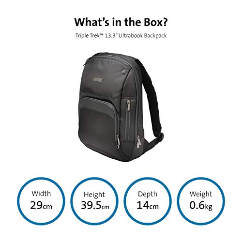 TripleTrek 13.3" inch Laptop Rucksack For Men - Image 8