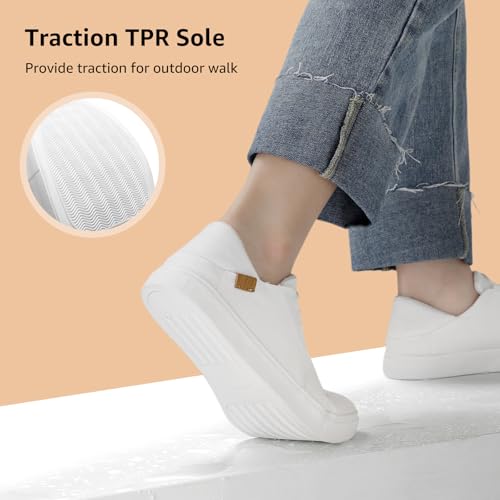Image of STQ Women's Lace up Tennis Shoes Orthopedic Casual Sneakers | Arch Support | Plantar Fasciitis | Business, Travel, Work, Daily Wear | Lightweight
