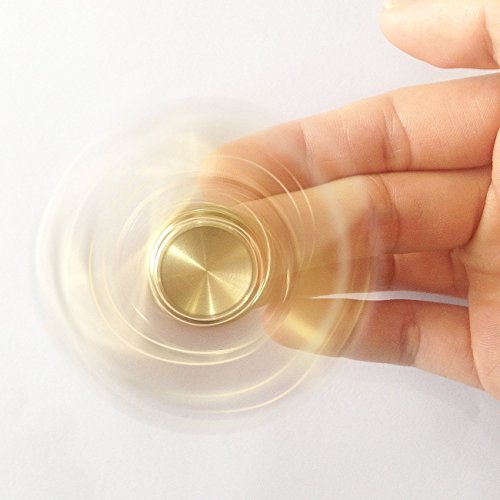 Image of Hand Spinner High Speed Brass Metal EDC Fidget Toys Relieving ADHD, Anxiety, Stress and Boredom
