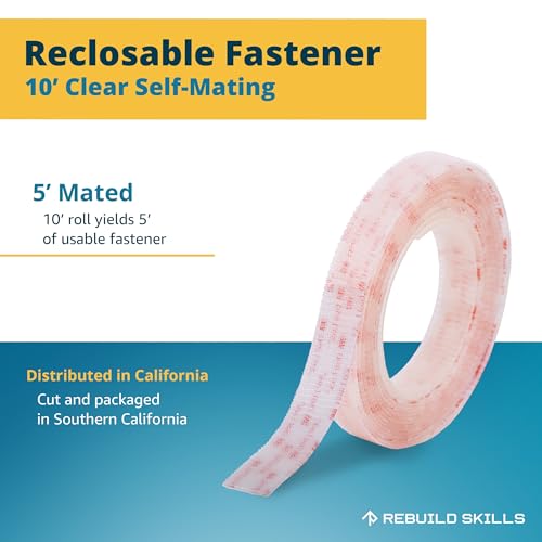 image for REBUILD SKILLS Industrial Strength - 10FT Clear Indoor/Outdoor Adhesiv