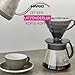 Hario V60 Glass Range Coffee Server, 360ml, Black
