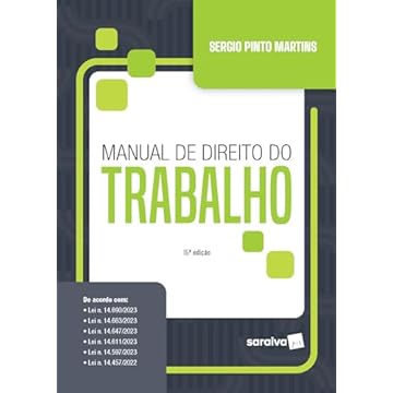 Capa do livro Manual de Direito do Trabalho - 15ª edição 2024