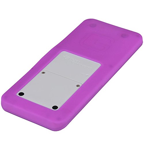 Guerrilla Silicone Case For Texas Instruments Ti-84 Plus Ce Color Edition Graphing Calculator With Screen Protector And Graphing Ruler, Purple #TOP3