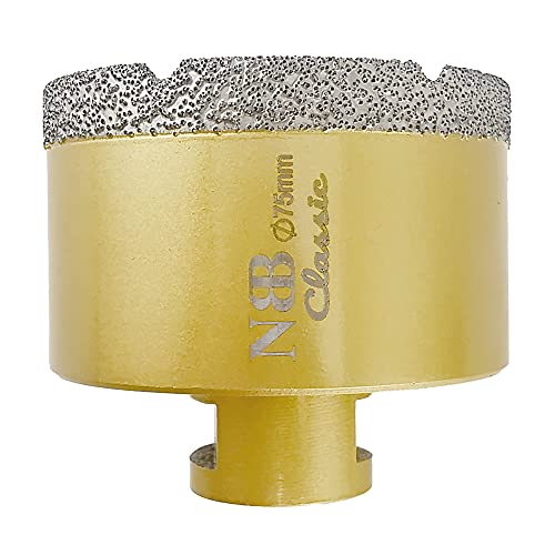 NBB vacuum brazed diamond hole saw with M14, Classic Golden type