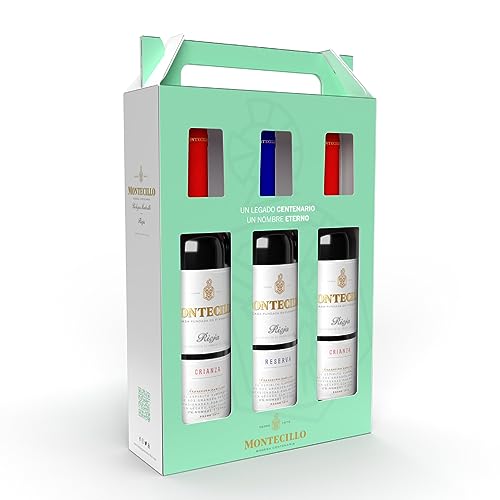 Montecillo Estuche 3 Botellas - 2 Botellas De Crianza 1 Botellas De Reserva Paquete De 6 Montecillo Estuche 3 Botellas - 2 Botellas De Crianza 1 Botellas De Reserva Paquete De 6