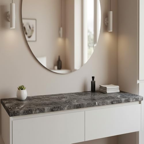 Papel autoadhesivo de mármol ROSEROSA PMS4139 para cubrir imperfecciones en puertas 6