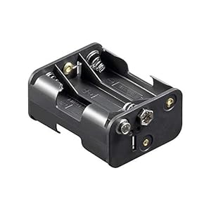 Batterijhouder, 6 x Mignon ‘AA’ met drukknopaansluiting