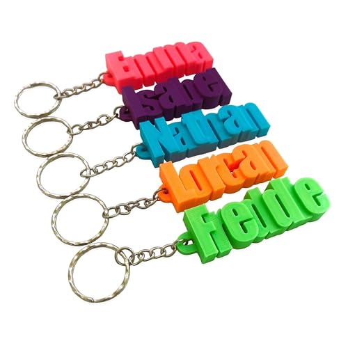 Llavero Personalizado para Hombres y Mujeres, Llavero Personalizado con Nombres, Llavero Personalizado para Niños, Etiquetas de Nombre, Relleno de Medias