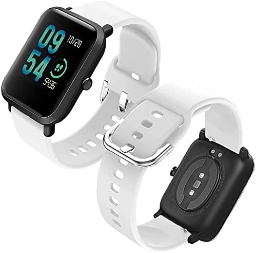 Th-some Correa para Amazfit GTS Impermeable Universal - Reemplazo de  Pulsera Ajustable para Xiaomi Huami Amazfit Bip/Amazfit Bip bit Lite Youth/ Amazfit GTR 42mm Watch, Sin Tracker (Blanco) : Amazon.es: Electrónica