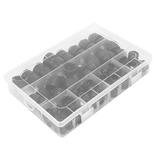 145 Pezzi Copri Bulloni Neri Tappi a Vite, M4 M5