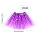 Girls Princess Dress up Clothes with Star Sequins and Princess Crown Set Party Decorations for 2-8 Year Old Girl Gifts Tutu Skirt as Party Favors