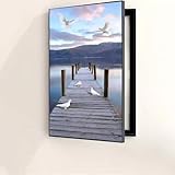 Altovexis Decorative Breaker Box Cover, Electric Panel Fuse Wall Meter Mounted Indoor Outdoor Hiding Panels for Home, Living Room Office Art Picture 19.6x27.5 in