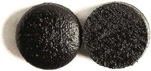 Vista 2 de Puntas de taco de piscina de búfalo de agua premium, negro, marrón y natural, de medio a medio duro, accesorio de billar profesional de larga