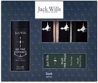 Jack Wills ~ Mens ~ Sock Gift Set ~ Body Spray ~ Soap