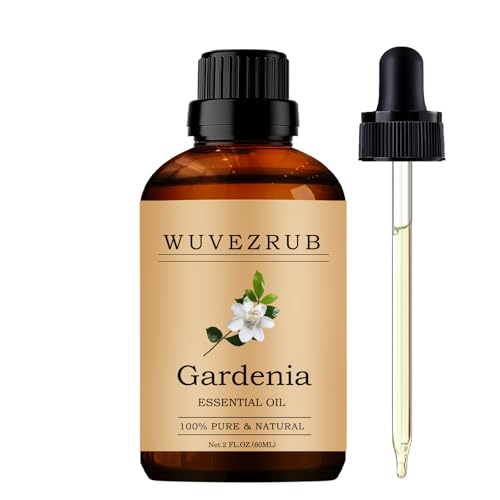 Wuvezrub Gardenia Essential Oils 60ML Pure Gardenia Essential Oil for Aromatherapy Diffuser - 2 Fl Oz