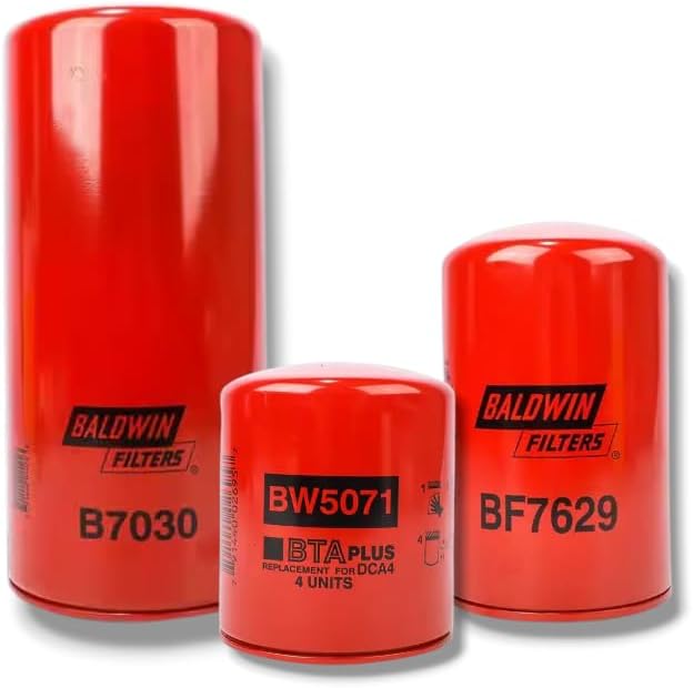 B7030 BF7629 BW5071 Filter Service Kit Fits International DT466E Replaces LF3883 FF5269 WF2071