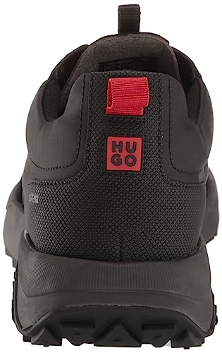 Image of HUGO Mens Running Style Mix Material Sneakers