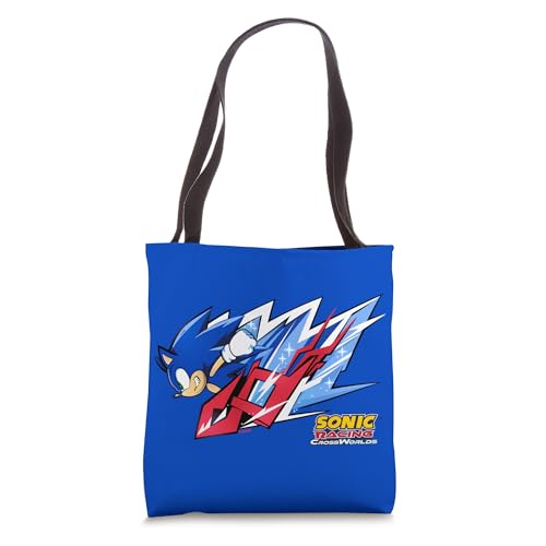 Bolso tote con calcomanía de Sonic Racing CrossWorlds miniatura 1