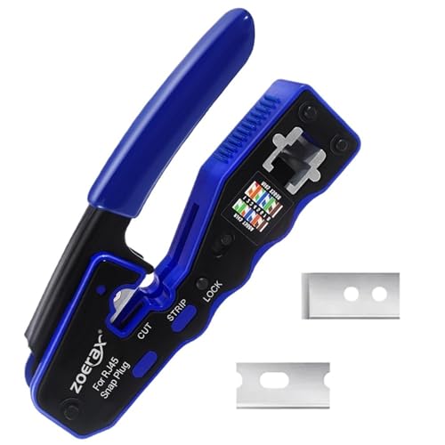 Coupe-fil for Cat6a Cat5 et pince de sertissage réseau multi-usage - 2