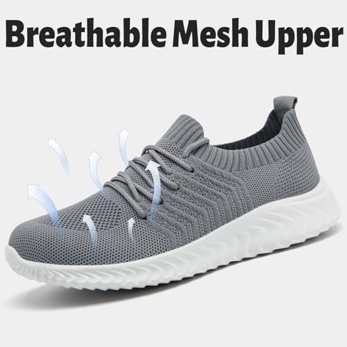 Slip-On Walking Running Shoes Tennis Sneakers Lightweight Breathable Mesh Gym Work Casual Fashion Comfort Summer Sports Sandals&Athletic Shoes4