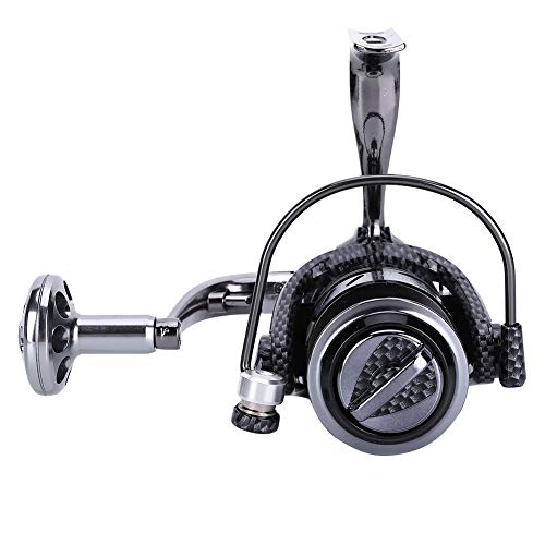 Moulinet de pêche rouet en eau douce et eau salée avec culbuteur pliant - 2