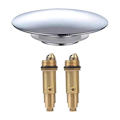 JINXM Válvula Pop Up de Cobre Cromado para Lavabo Cover