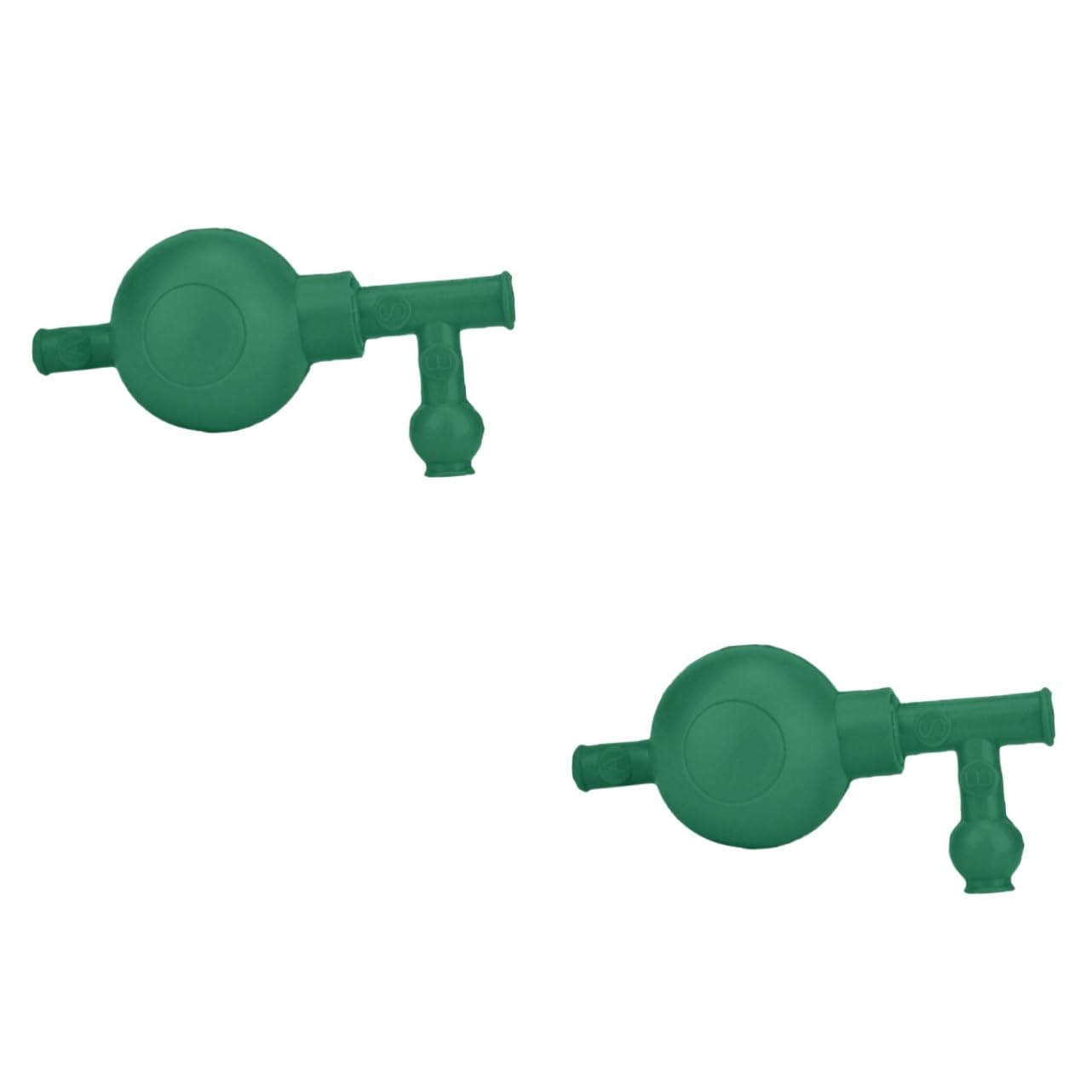 MUSISALY 2pcs 3 Lab Suction Bulb 3 Pinch Valves Rubber Pipette Filler Quantitative Suction for Pipette Filler Bulb