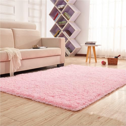 Tapis moderne résistant aux intempéries rose 180 x 270 cm