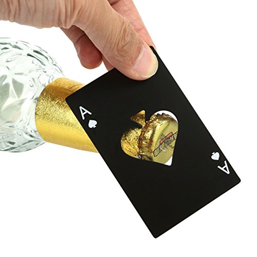 Bottle Opener, Yoption 20Pcs Stainless Steel Credit Card Size Beer Bottle Opener Cap For Wedding Party Groomsmen Bridesmaid Gifts #TOP2