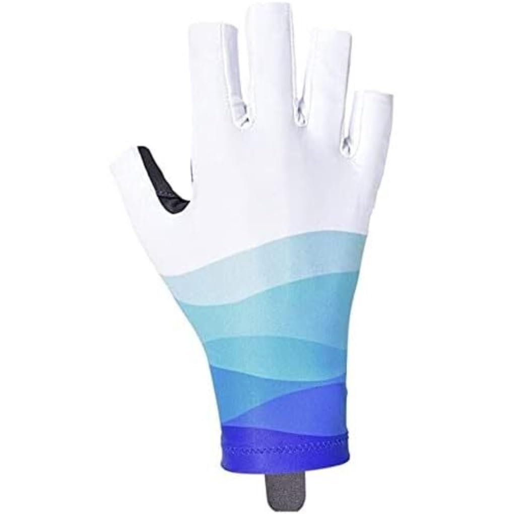 Guanti Moto Guanti Mtb Guanti Per Uomini E Donne Sportivi Con Mezze Alla Ricerca Di Guanti Fitness Fitness Guanti Bici Guanti Ciclismo (Color : Blu, Size : M)