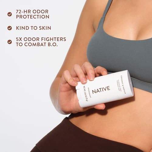 Image of Native Deodorant Contains Naturally Derived Ingredients, 72 Hour Odor Control | Deodorant for Women and Men, Aluminum Free with Baking Soda, Coconut Oil and Shea Butter | Classic Pack Scents, 3-Pack