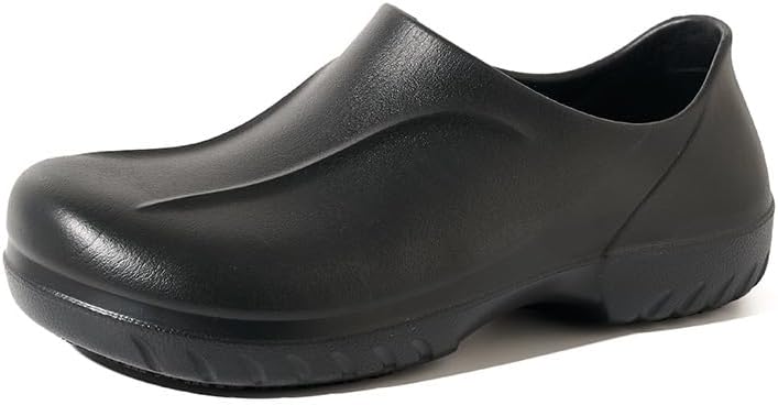 Non Slip Men Work Shoes Chef Food Service Shoe Slip On Waterproof Lightweight Comfortable Footwear Cooking Kitchen